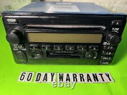 00 01 02 03 Toyota Highlander Radio Casette CD Player 86120-48130 Oem