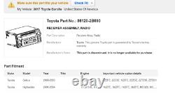 00 01 03 04 Toyota OEM Celica GT Highlander AM-FM Radio Tape CD Player 16816