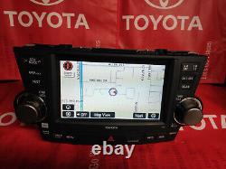 08 09 10 Toyota Highlander Navigation GPS Touch-Screen JBL Radio CD Player E7014
