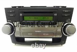 10 12 TOYOTA Highlander Car Radio Stereo Mp3 CD Disc Player AD1821 OEM Factory