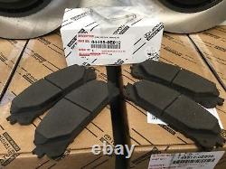 10-18 Highlander 11-18 Sienna 10-15 RX350 RX450 Front Brake Pads Rotors Set OEM