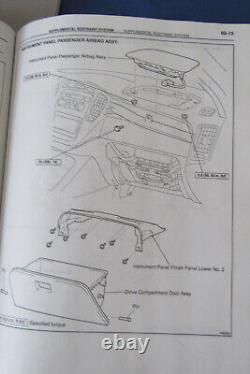 2001 Toyota Highlander Service Shop Repair Manual RM837U Vol 1 & 2 + EWD442U OEM
