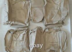 2004-2007 Toyota Highlander 2-Row OEM Factory Cloth Seat Cover Set Tan