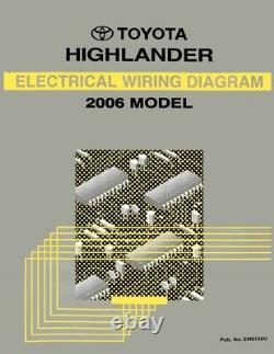 2006 Toyota Highlander Wiring Diagrams Schematics Layout Factory OEM