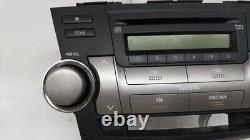 2008-2010 Toyota Highlander Am Fm Cd Player Radio Receiver 92604