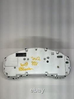 2012 Toyota Highlander Oem 83800-0e340-00 Speedometer Cluster Instrument