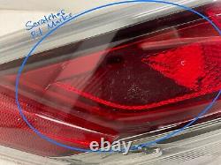 2014 2015 2016 Toyota Highlander Halogen Outer Tail Light (Left/Driver) OEM