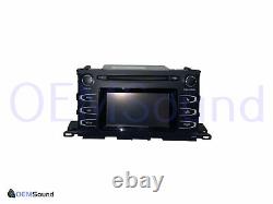 2014-2018 Toyota Highlander Radio AM FM CD Player Touch Screen Bluetooth OEM