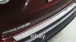 2014 2019 Oem Factory Toyota Highlander Rear Bumper Protector Stainless Steel