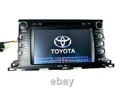 2014 2019 Toyota Highlander Radio Receiver CD Navigation 86100-0E250 57063 OEM