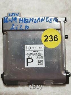 2016/2019 Toyota Highlander Oem Lane Departure Warning Camera 8646c0e020