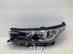 2017 2018 2019 TOYOTA HIGHLANDER LH DRIVER SIDE HALOGEN WithLED HEADLIGHT OEM