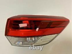 2017 2018 2019 Toyota Highlander Passenger RH Right Side LED OEM Tail Light 9031