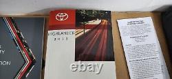 2019 Toyota Highlander Owners Manual Oem 01999-0e047