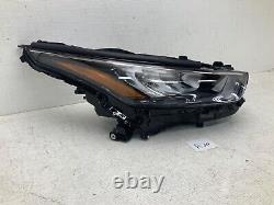 2020 2021 2022 Toyota Highlander Passenger Side LED Headlight WithDRL OEM 20 21 22