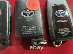 4 Oem Toyota Smart Keyless Remote Prius/tacoma/highlander Proximity Key Fob