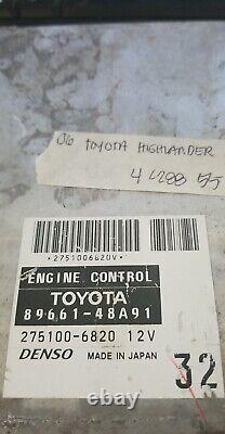 89661-0E530 Toyota Highlander ecu ecm computer 2014