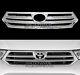 For 2011-2013 Toyota Highlander CHROME Snap On Grille Overlay Insert Grill Cover