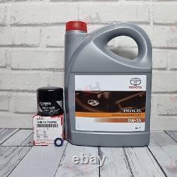 Genuine Toyota Intermediate Service Kit With 5L 0W16 Oil Filters and Washer