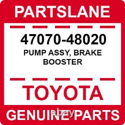 Lexus RX450h Toyota Highlander Hybrid OEM Genuine Brake Booster Pump 47070-48020