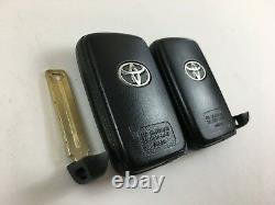 Lot Of 2 Toyota Highlander 08-13 Smart Key Less Entry Remote Uncut Insert Insert