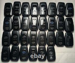 Lot of 30 Toyota OEM Smart Key Fob Remotes Used (RAV4/Highlander)