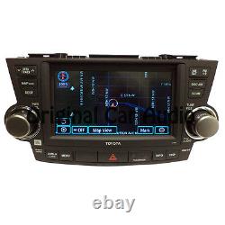NEW TOYOTA Highlander Navigation GPS LCD Display E7016 JBL Radio MP3 CD Player
