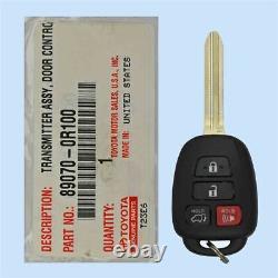 OEM Genuine Toyota RAV4 Remote Key Fob Keyless Entry Transmitter 89070-0R101