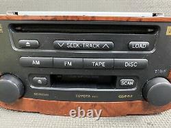 Oem 2004-2007 Toyota Highlander Hybrid Radio Receiver Cd/cassette Player