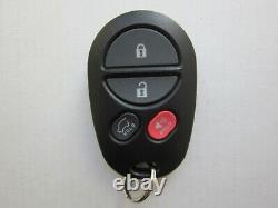 Oem 2008-2013 Toyota Highlander Keyless Remote Entry Key Fob Gq43vt20t /4 Button