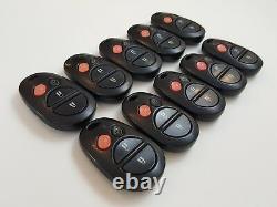 Original Lot Of 10 Toyota Highlander 08-13 Key Less Entry Remote Oem Fob Bulk Us