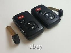 Original Lot Of 2 Toyota Highlander 08-13 Smart Key Less Entry Remote Oem Fob Us