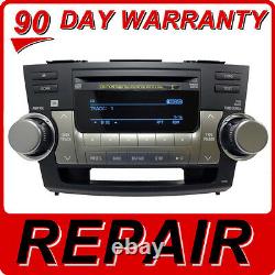 REPAIR SERVICE ONLY Toyota Highlander Radio 6 Disc Changer CD Player FIX OEM JBL