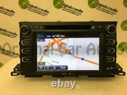 RE-MANUFACTURED 14 15 Toyota Highlander OEM Gracenote GPS Navigation HD 57063