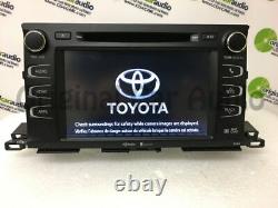 RE-MANUFACTURED 14 15 Toyota Highlander OEM Gracenote GPS Navigation HD 57063