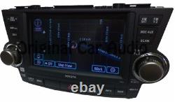 Reman TOYOTA HIGHLANDER OEM JBL Touch Screen Navigation Radio CD E7014 E7016
