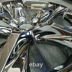 SET OF 4 19 Black Chrome Wheels for 14-19 Toyota Highlander OEM Quality 75163