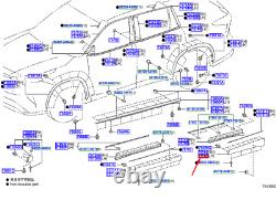 TOYOTA HIGHLANDER MK4 Rear Left Door Molding 757420E903 NEW GENUINE