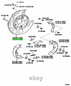 TOYOTA MARK 2 WG Highlander Plate Parking Brake LH Genuine JDM OEM 46504-33020