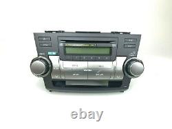 Toyota 2010 Highlander OEM 86120-0E230-E0 AM FM 6 CD Radio Player Receiver
