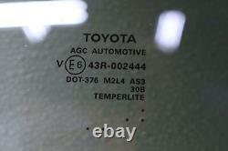 Toyota Highlander 14 15 16 17 18 19 Rear Passenger Window Glass Privacy Oem