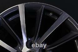 Toyota Highlander 17 18 19 Alloy Wheel Rim 18x7-1/2 14 Spoke Gray Inlay Oem #1