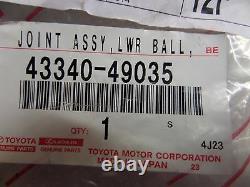 Toyota Highlander 2008 2012 Front Lower Ball Joint Set Genuine OEM OE