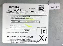 Toyota Highlander 2014-2017 HD radio Gracenote Touch screen 86140-0E041 Oem Used