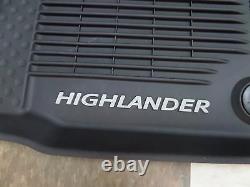 Toyota Highlander 2014 2019 All Weather Floor Liners Genuine OEM OE