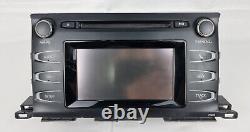 Toyota Highlander 2015-2016 Single CD Touch screen Display 86140-0E200 Oem Used