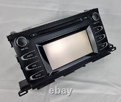 Toyota Highlander 2016-2018 Single CD Touch screen Display 86140-0E230 Oem Used