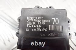 Toyota Highlander 2021 Right Side Wing Mirror Control Module 89430-0e170 Oem