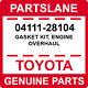 Toyota Highlander 2AZFE 2.4L OEM Genuine Engine Head Gasket Kit Set 04111-28104