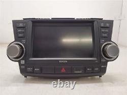 Toyota Highlander Hybrid, Radio Navigation Unit, 08-10, OEM, E7015, 86121-48310